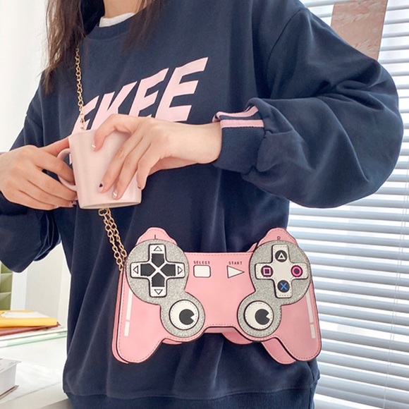 Boutique Handbags - Pink Crossbody Bag Gamer NEW